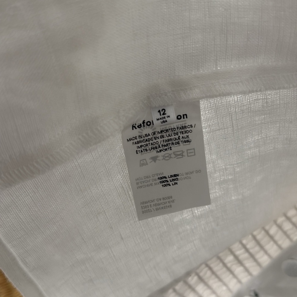 Reformation Micah Linen Top - Picture 3 of 3